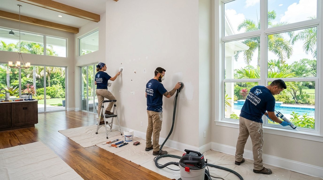 Mismatched Paint Touchups in Wesley Chapel, Florida