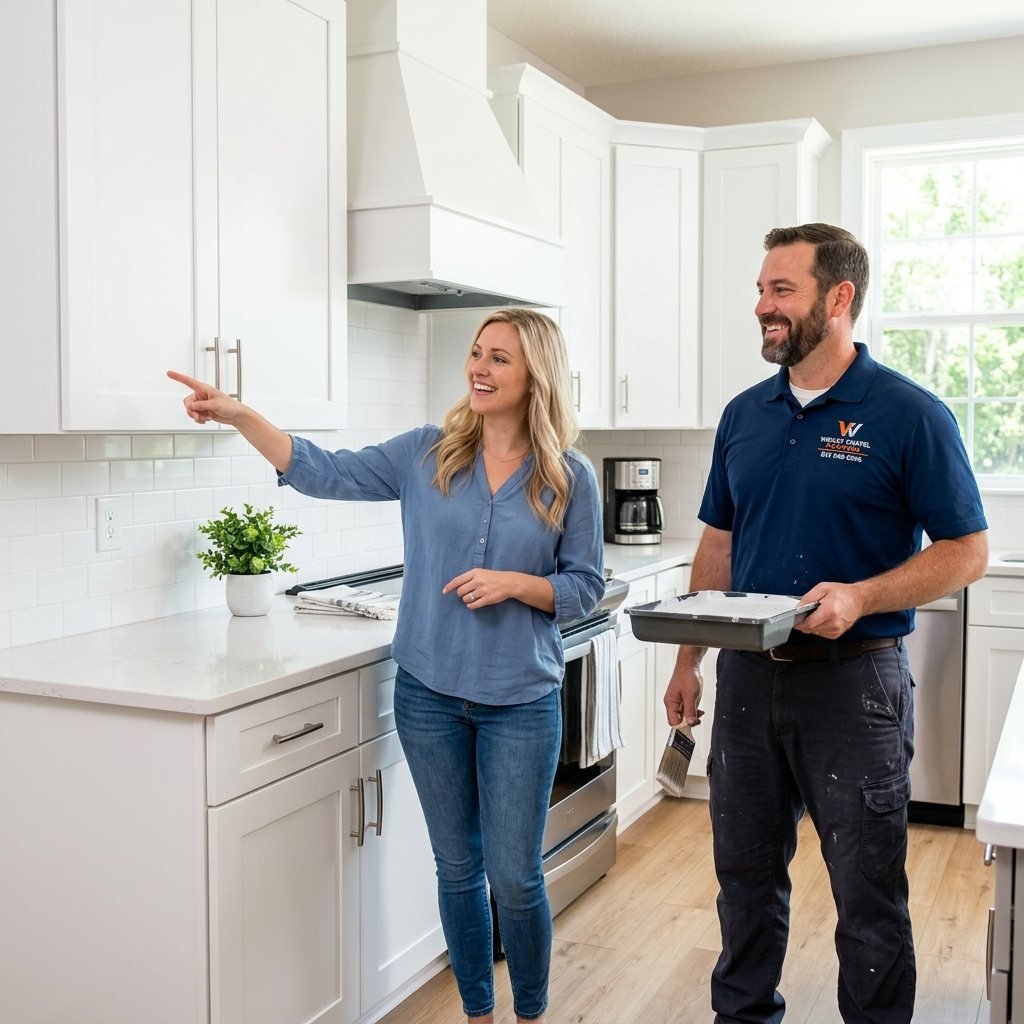Lutz Cabinet Painting in Wesley Chapel, Florida