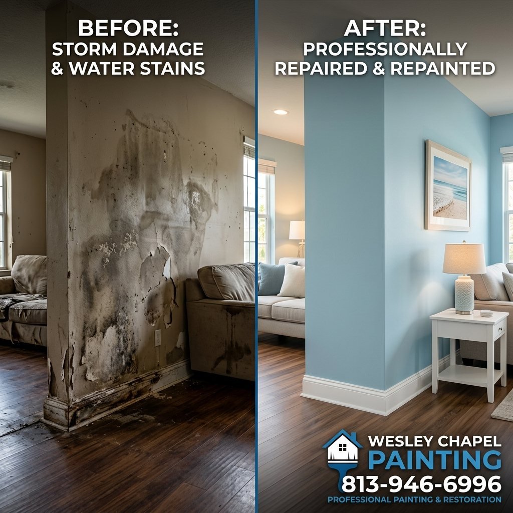 Homeowners Insurance For Water Damage Painting in Wesley Chapel, Florida