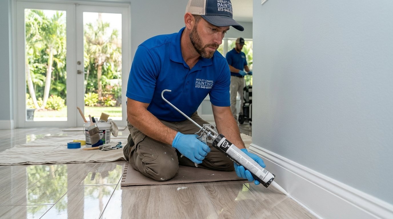 Chipped Trim And Baseboards in Wesley Chapel, Florida