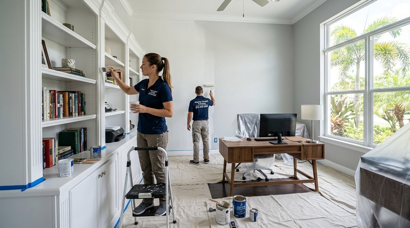 Apartment Turnover Painting work in progress