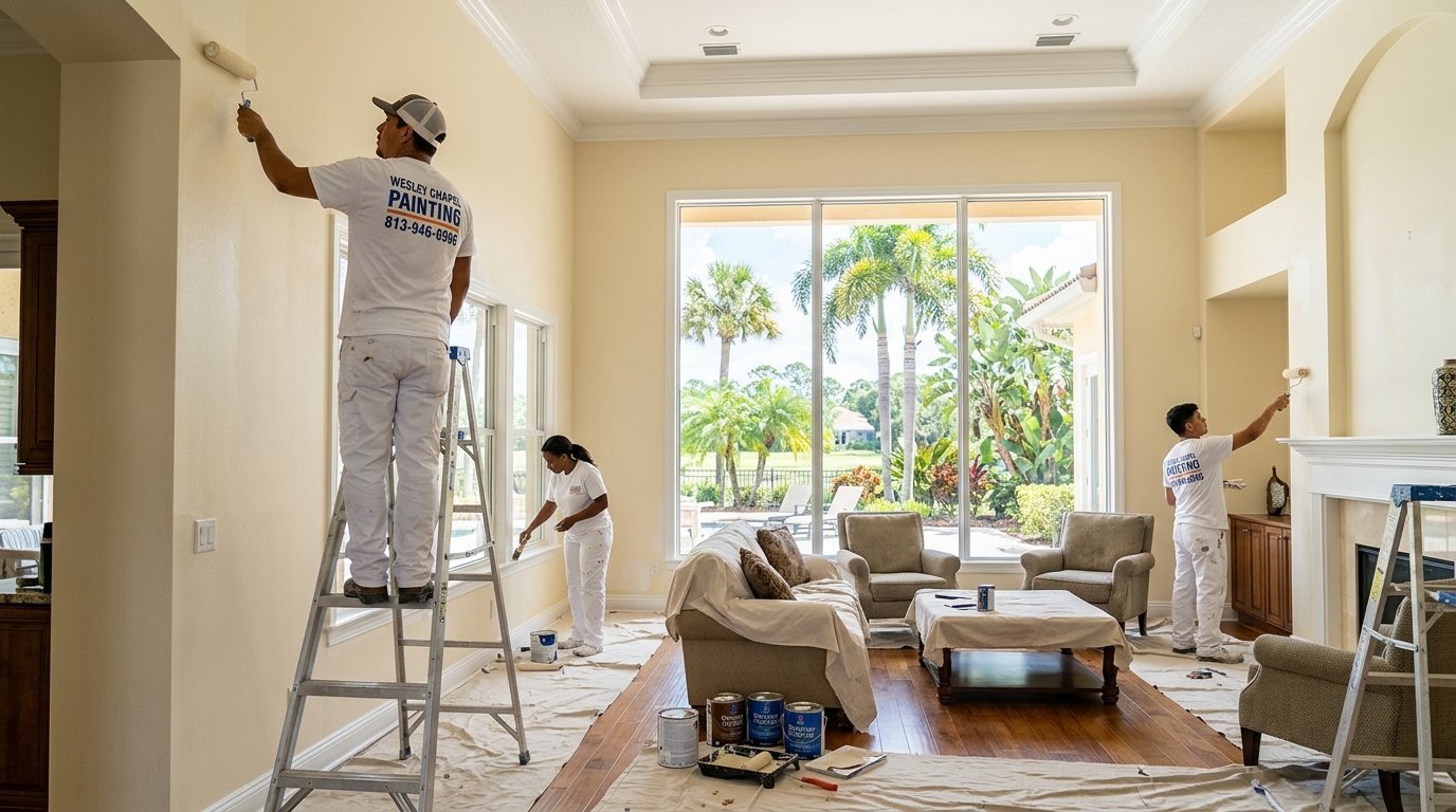 Accent Wall Painting in Wesley Chapel, Florida