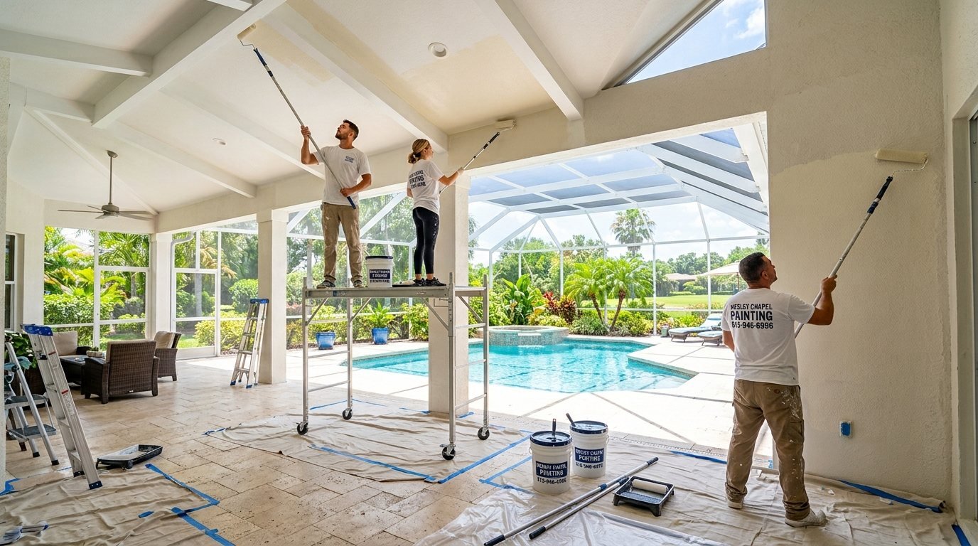 When Ceiling Damage Is Dangerous in Wesley Chapel, Florida