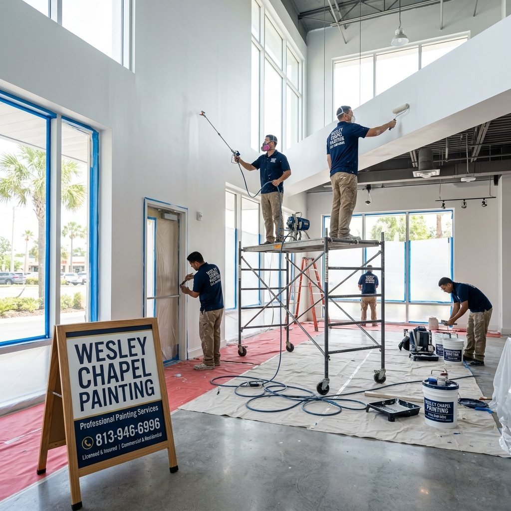 Retail Store Painting in Wesley Chapel, Florida