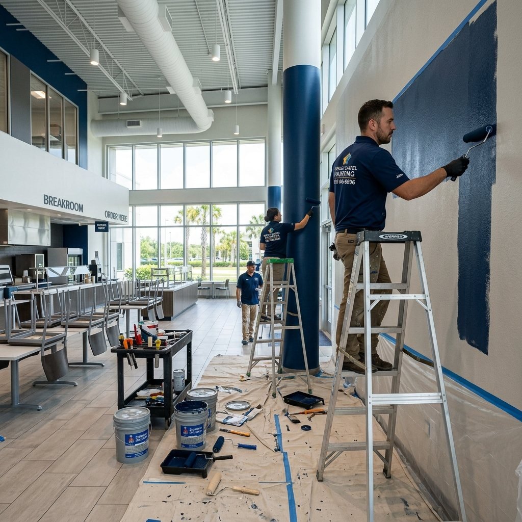 Restaurant Interior Painting in Wesley Chapel, Florida