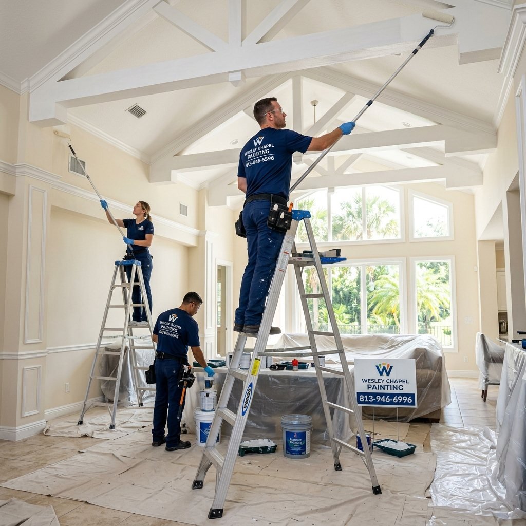 Mold And Mildew Stains On Painted Walls in Wesley Chapel, Florida